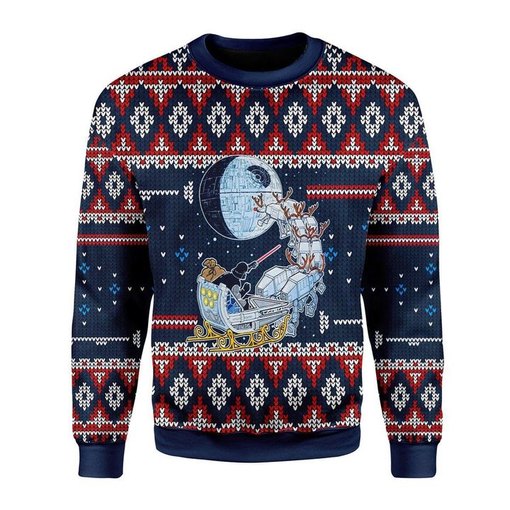 Darth Santa Ugly Christmas Sweater | For Men & Women | Adult | Us6128