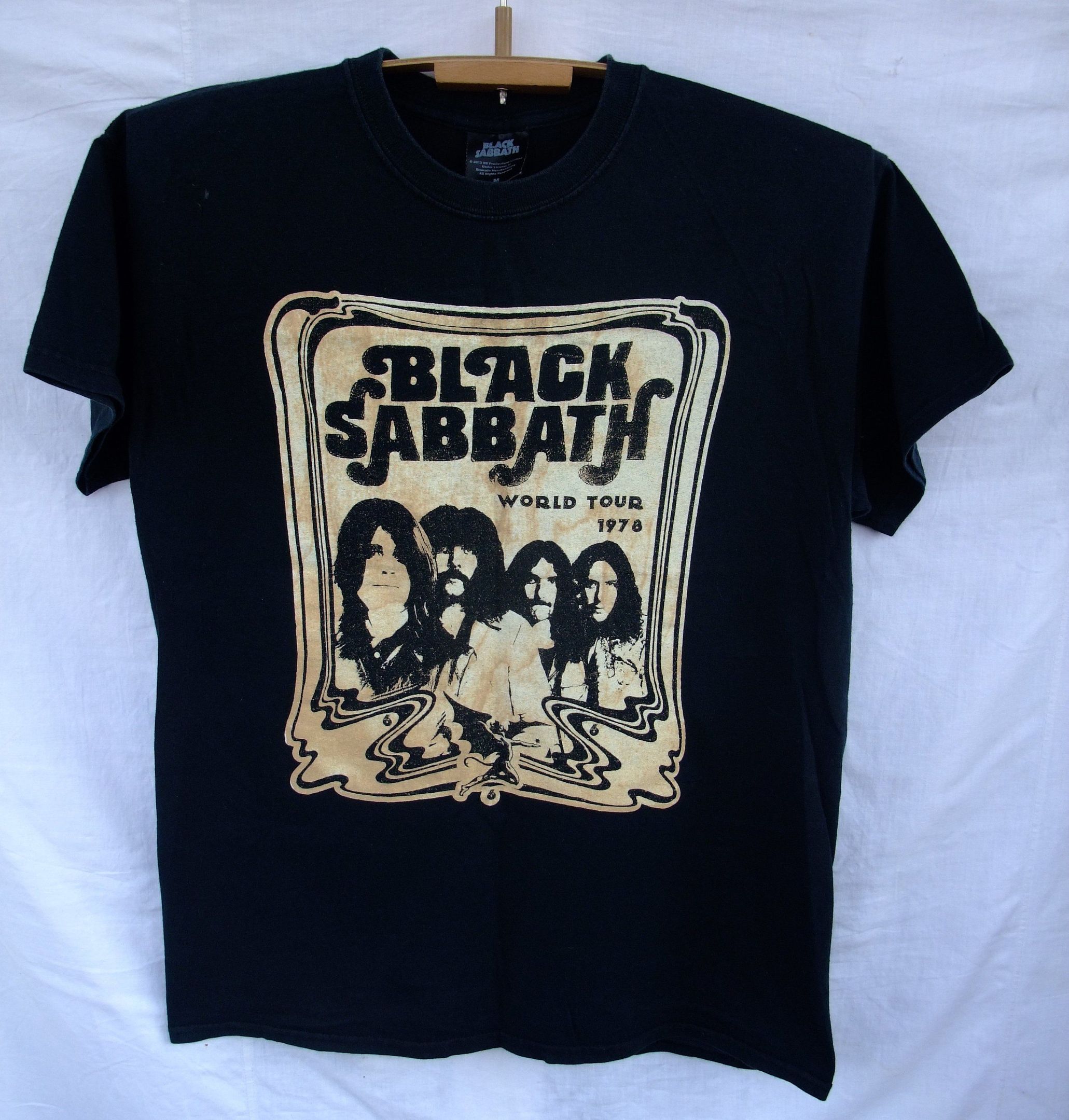Rare Black Sabbath World Tour 1978 Shirt - Rockecho