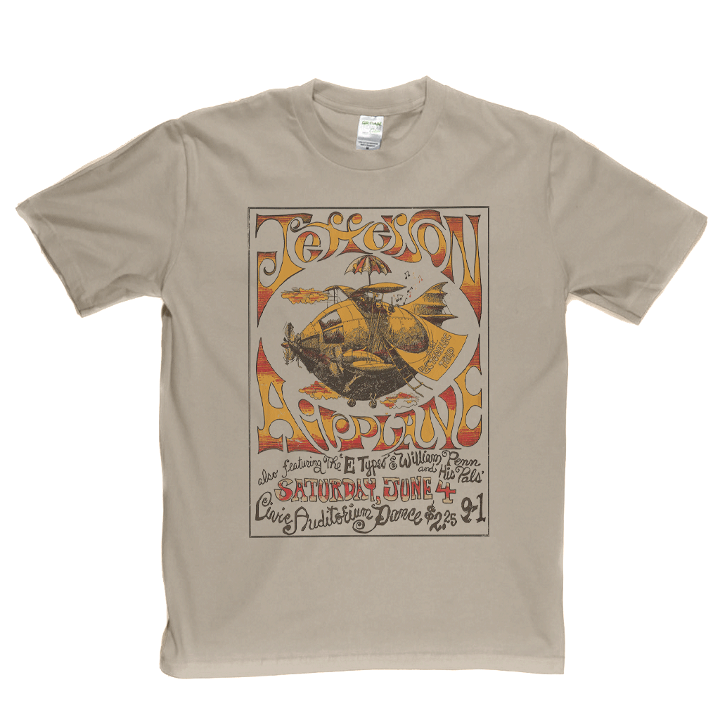 Jefferson Airplane Gig Poster T-Shirt