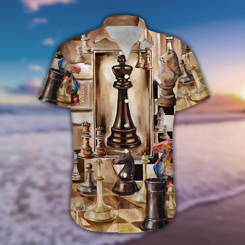 Hawaii Aloha Shirts We Are All Being Played Chess Ha84888