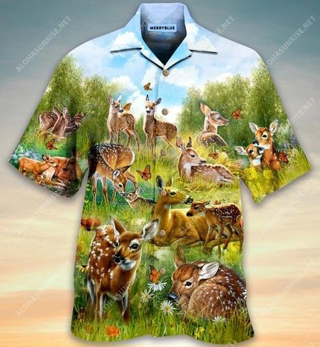 All Life Desereves Life, Stop Hunting Deers Unisex Hawaiian Shirt