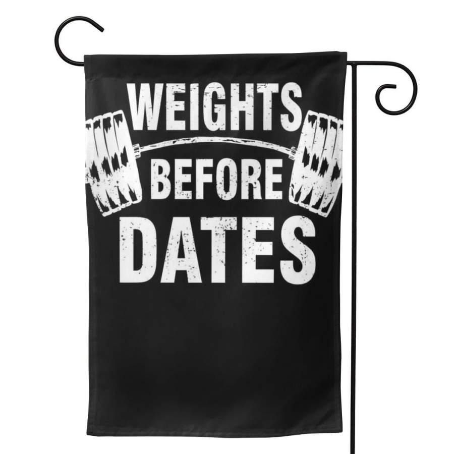 2 Pcs Garden Flag Weights Before Dates Motivation Horizontal Poster 12.5″x18″ -Mothers Day, Birthday Gifts for Mom, Dad, Wife, Husband, Daughters, Grandma, Friends