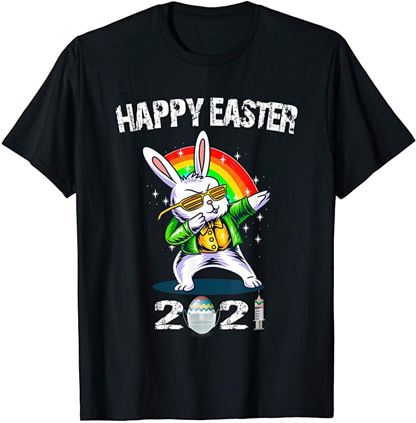 Dabbing Rabbit Easter Day_Easter 2021 T-Shirt