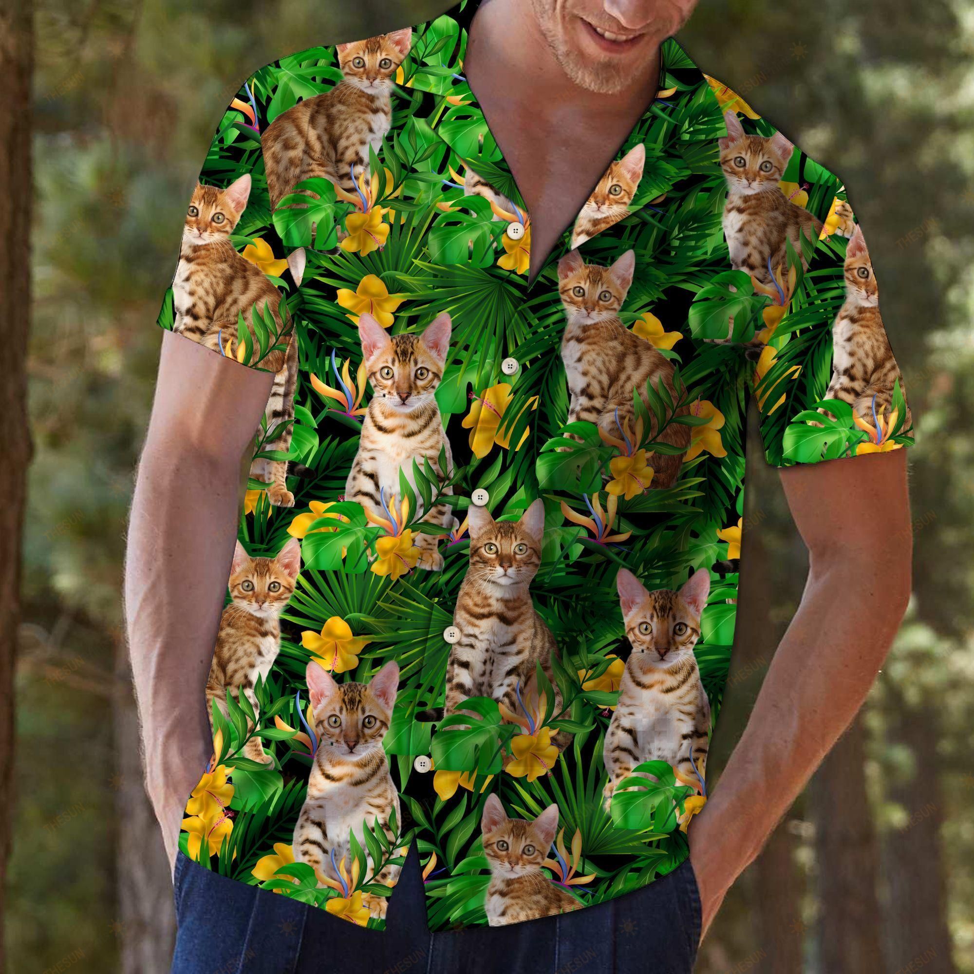 Bengal Tropical Wild Flowers Hawaiian Shirt Ha97840