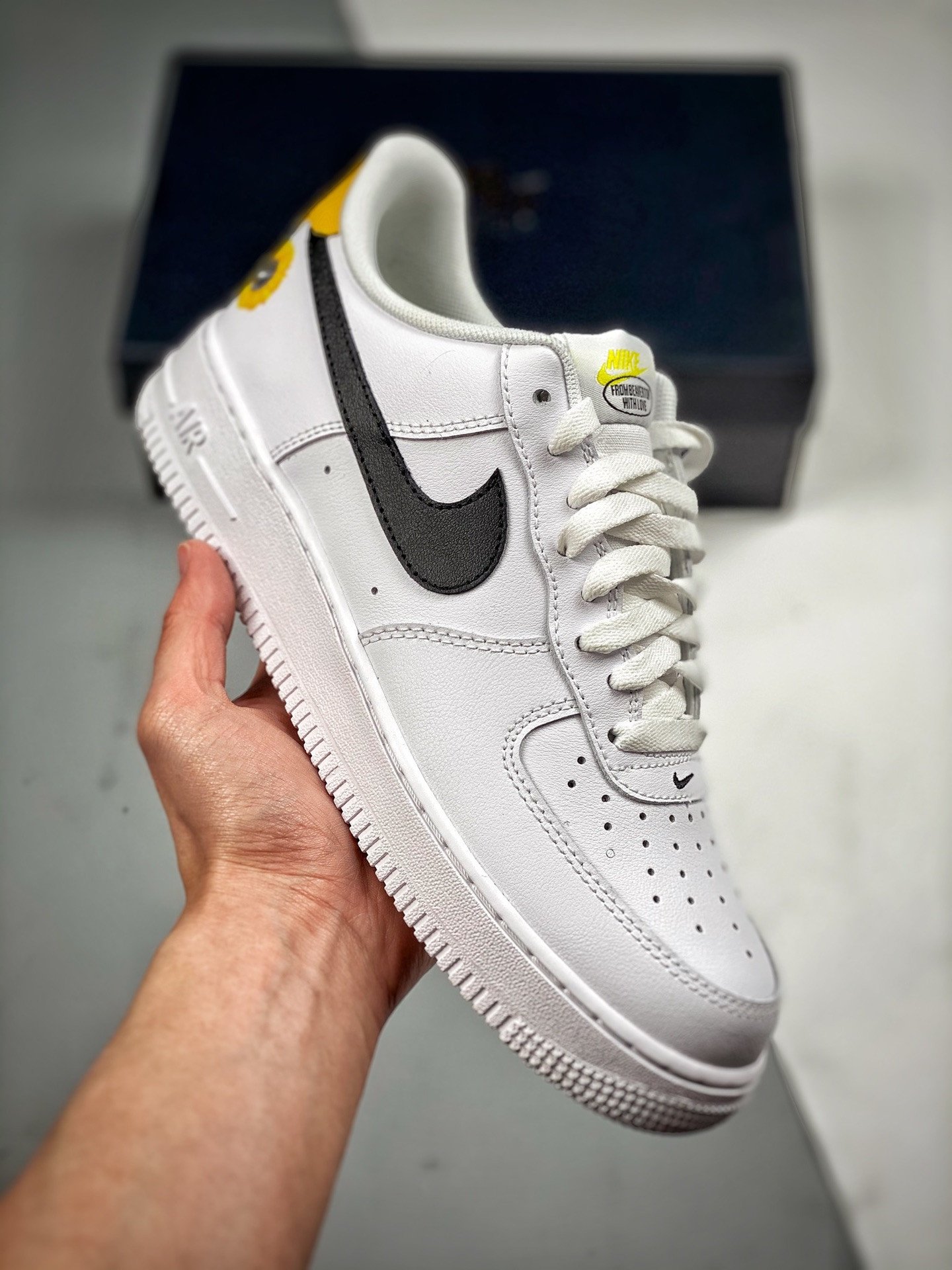 Nike Air Force 1 Low Have A Nike Day White Black Yellow DM0118-100 5340429