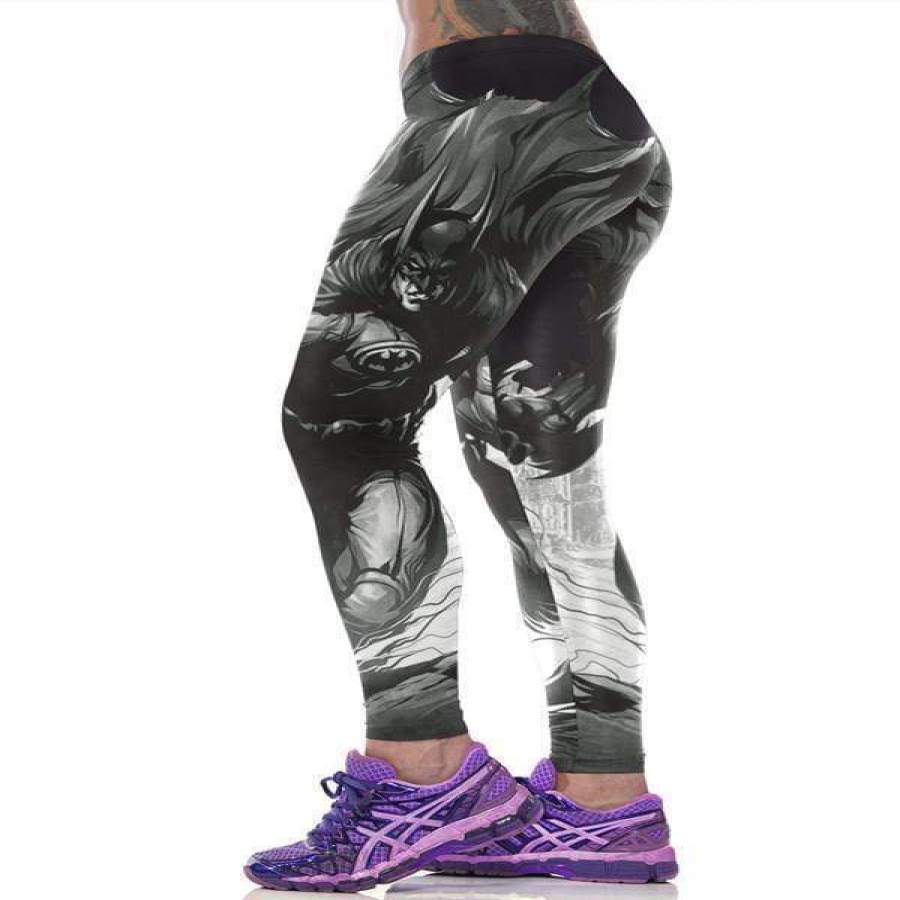 Batman 3D Printed High Waist Fitness Yoga Leggings