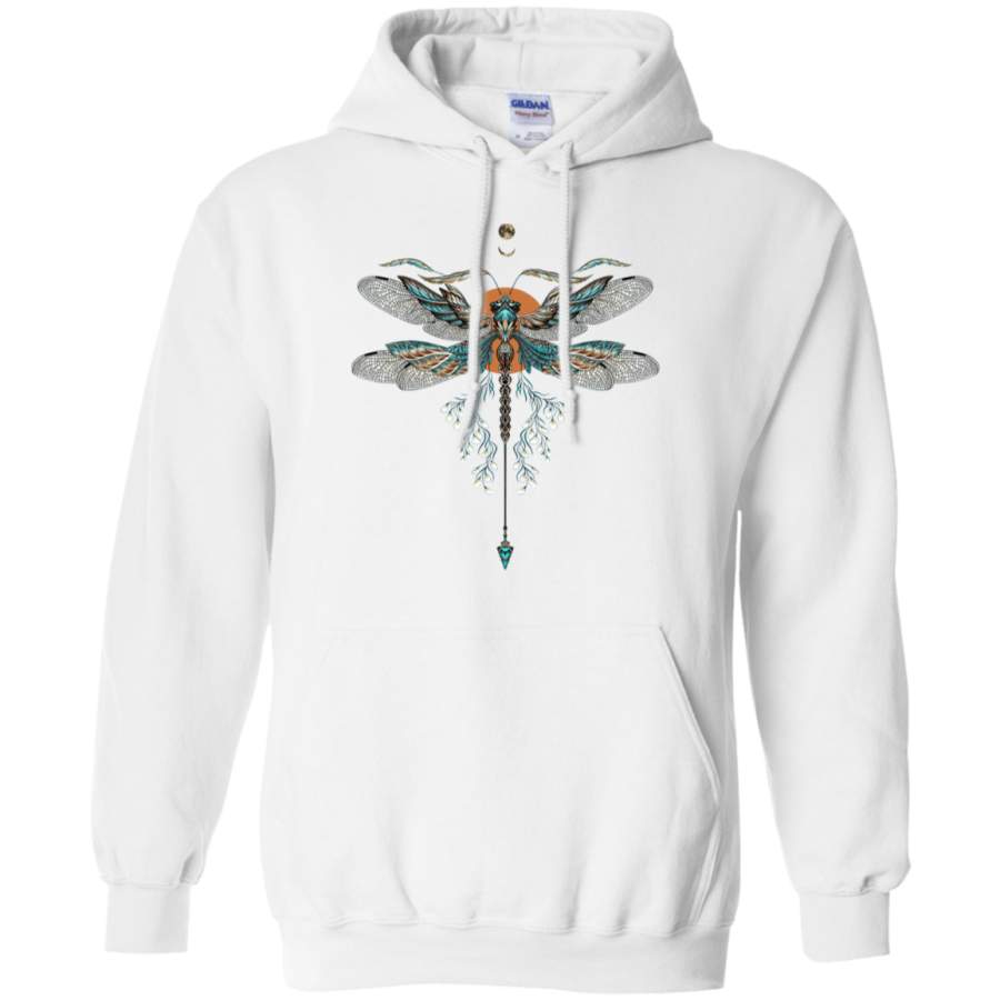 AGR Dragon Fly Tattoo Gildan Pullover Hoodie