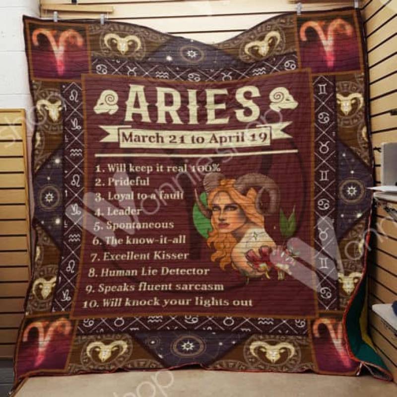 Aries Horoscope A2502 87O35 Blanket