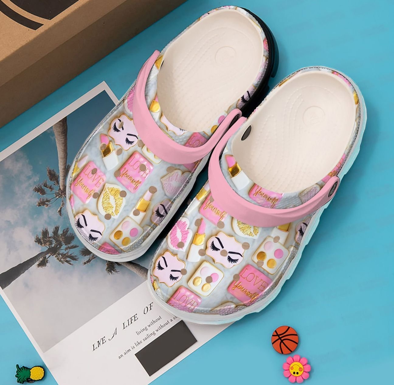 Makeup Artist Personalized Clog, Custom Name, Text, Color, Number Fashion Style For Women, Men, Kid, Print 3D Love Yourself