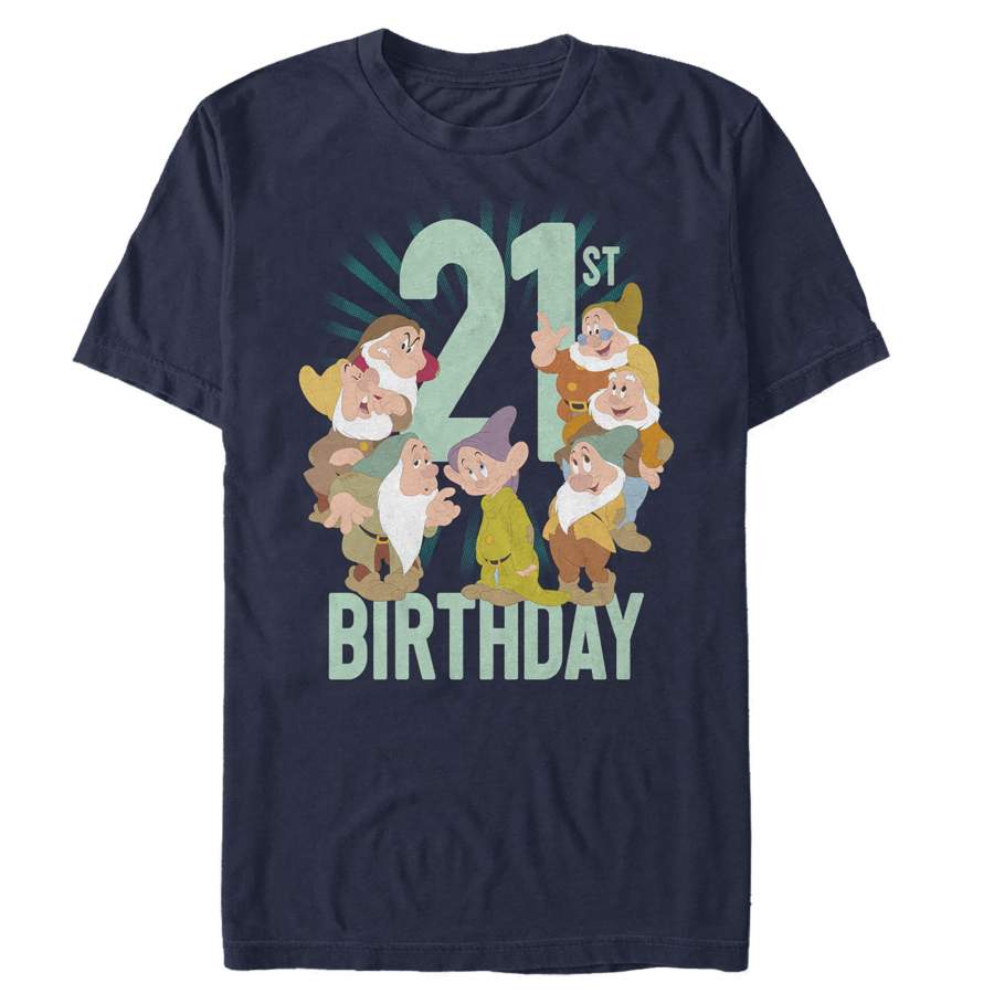 Snow White and the Seven Dwarves Men’s 21st Birthday  T Shirt