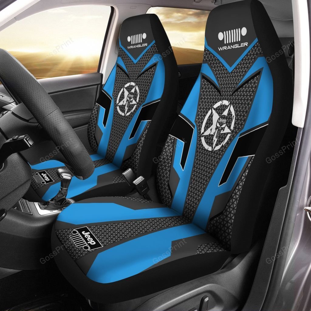 Jeep Wrangler Car Seat Cover Ver 10 (Set Of 2)