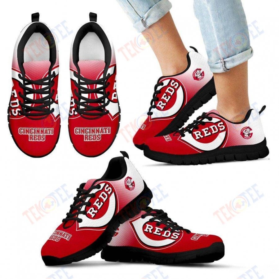 Mens Womens Cincinnati Reds Sneakers Special Unofficial Sneaker Running ...