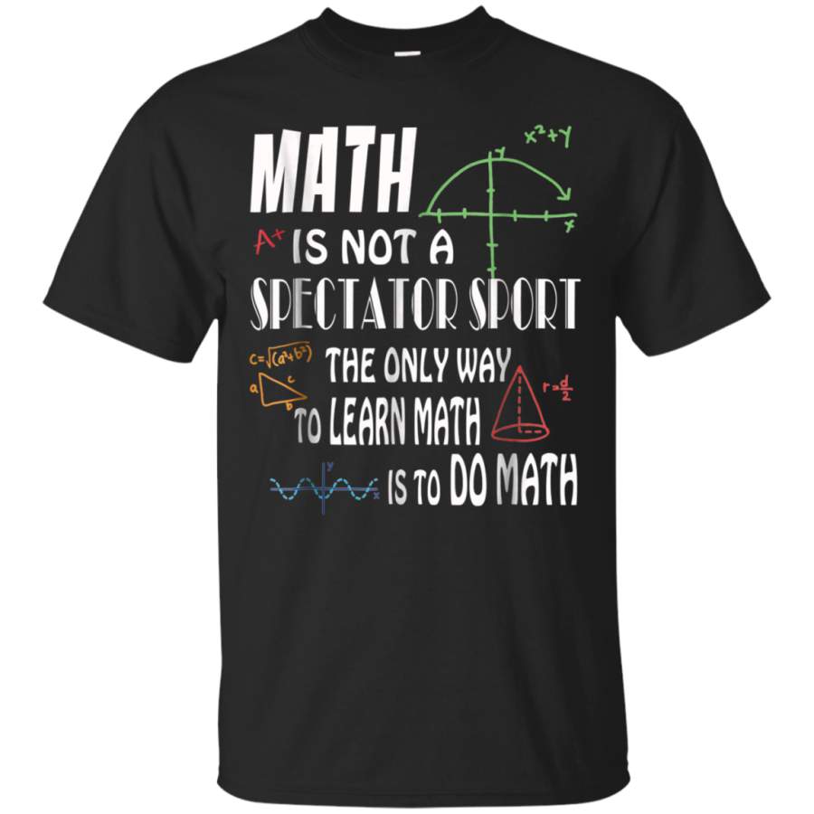 AGR Awesome Math teacher shirt funny cool slogans for men women