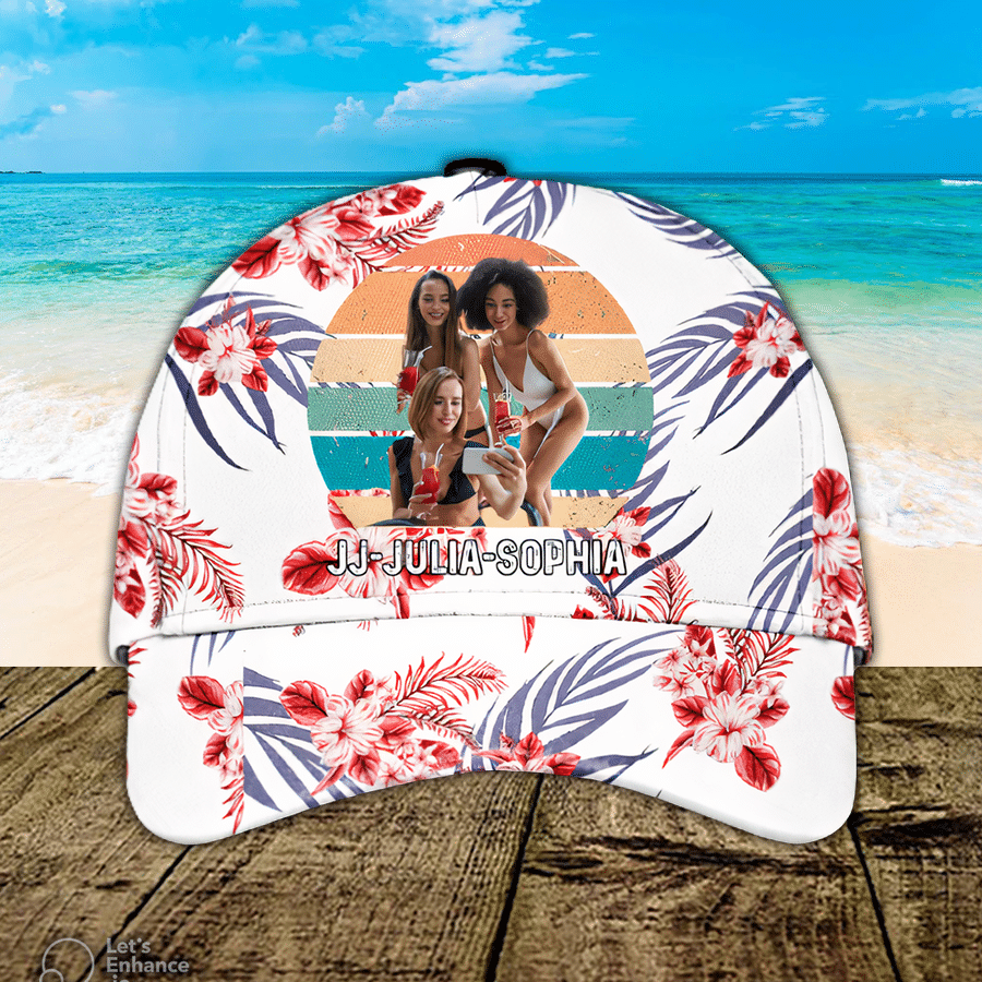 Personalized Hawaii Beach Bestie Summer Best Friend Forever Baseball Cap Ha63002