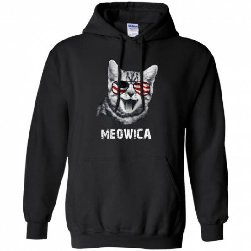 4th of July Meowica Hoodie