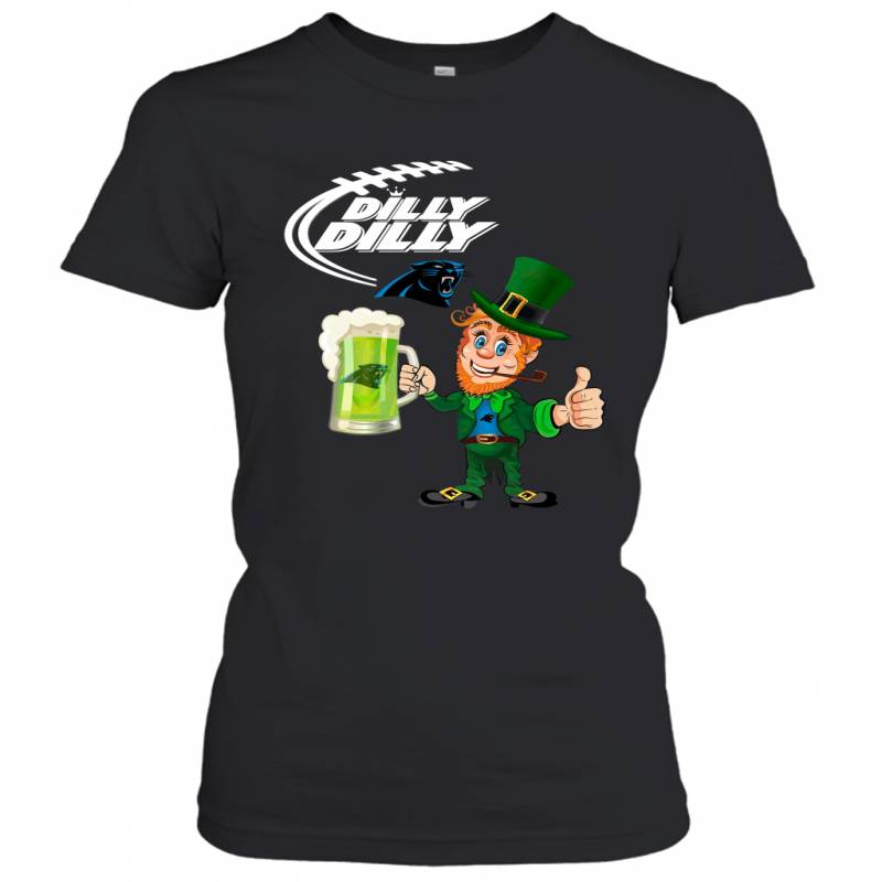 Carolina Panthers Dilly Dilly Saint Patrick Day Women’s T-Shirt