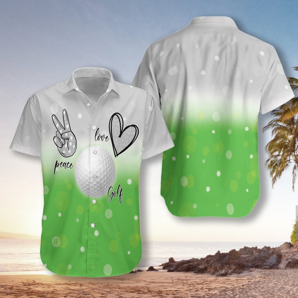 Peace Golf Love Hawaii Shirt Unisex Adult Ha86186