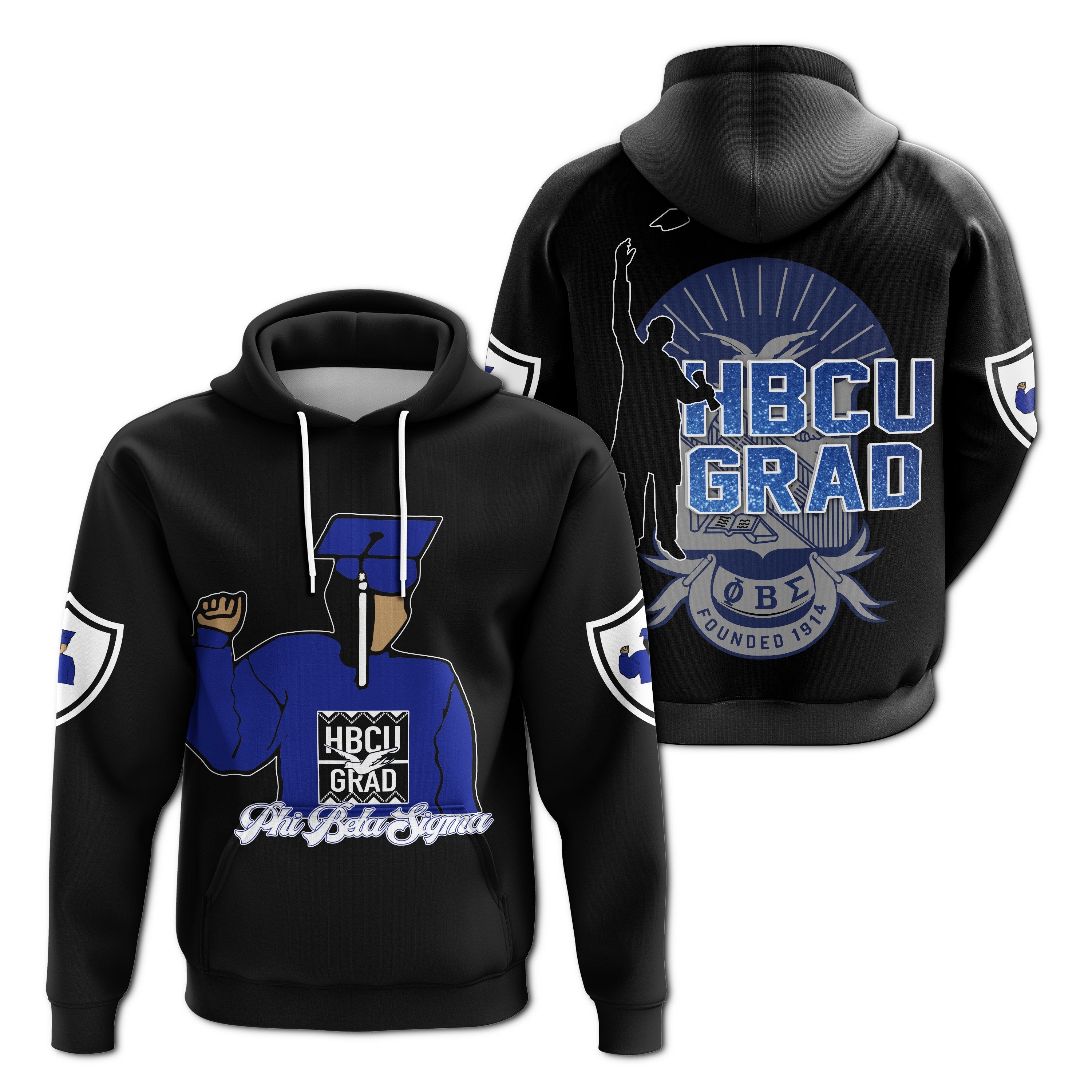 Greek Life Hoodie – Phi Beta Sigma Hbcu Style Pullover