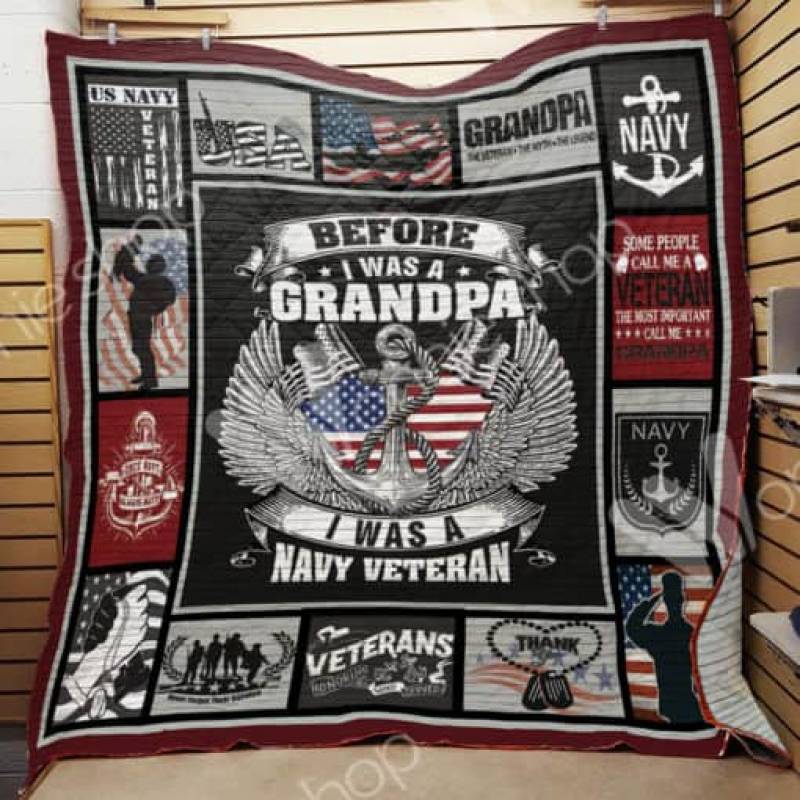 Navy Grandpa Blanket JN1002 93O42