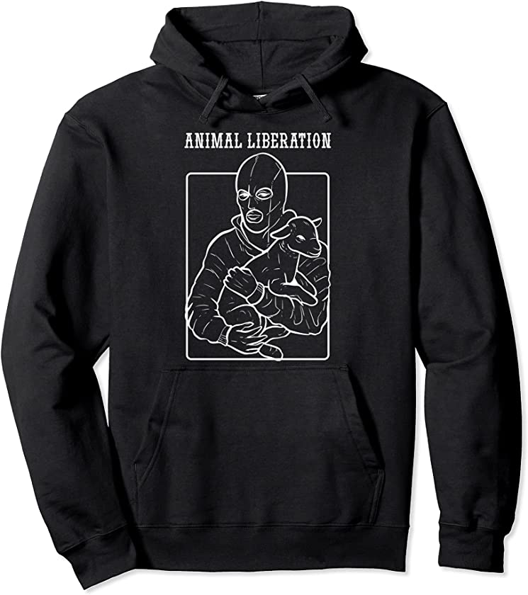 Animal Liberation Animal Activist Pullover Hoodie