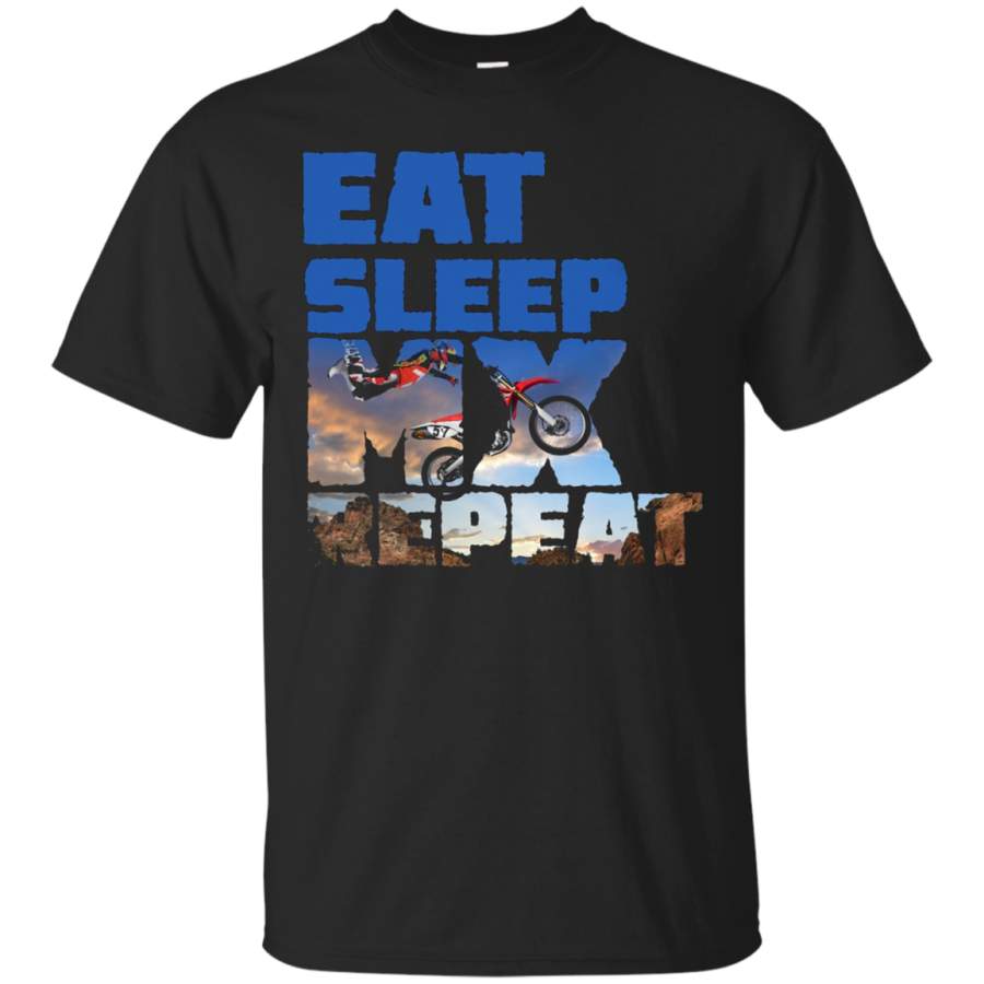 AGR Cool Motocross Tees – Eat Sleep Bmx Repeat T-shirt