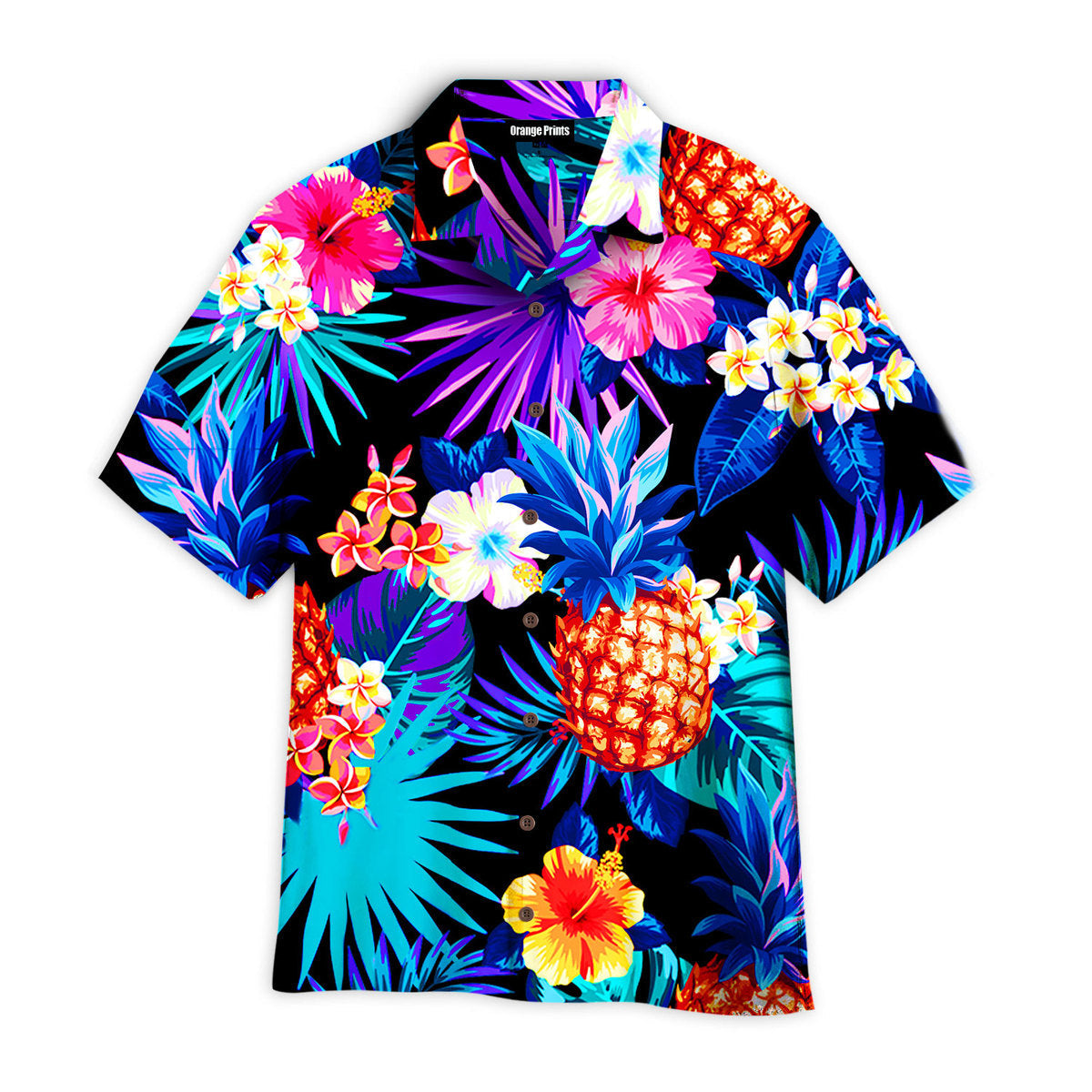 Tropical Neon Hawaii Shirt For Men Women Ha91014