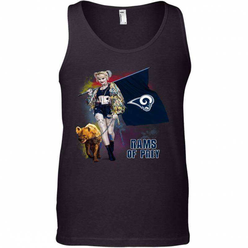 Harley Quinn flag Los Angeles Rams Of Prey Tank Top