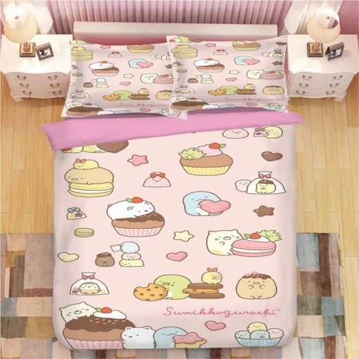 Sumikkogurashi 13 Duvet Cover Pillowcase Home Decor 3D Bedding Set 2650