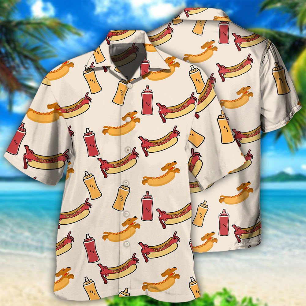 Hot Dog Funny Hawaii Shirt Ha91033