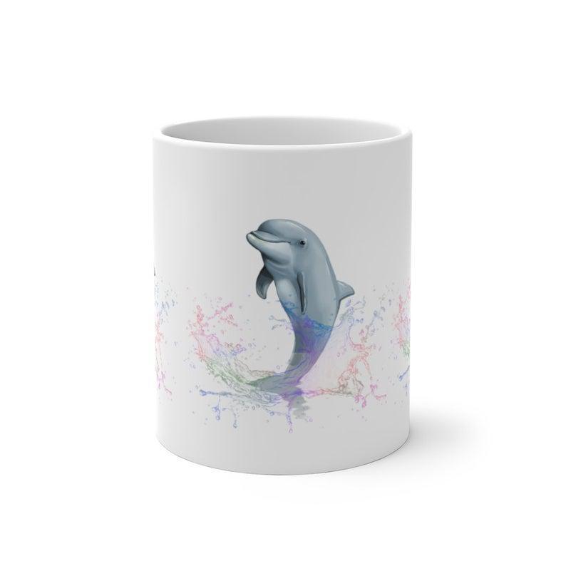 Dolphin Splash Color Changing Mug