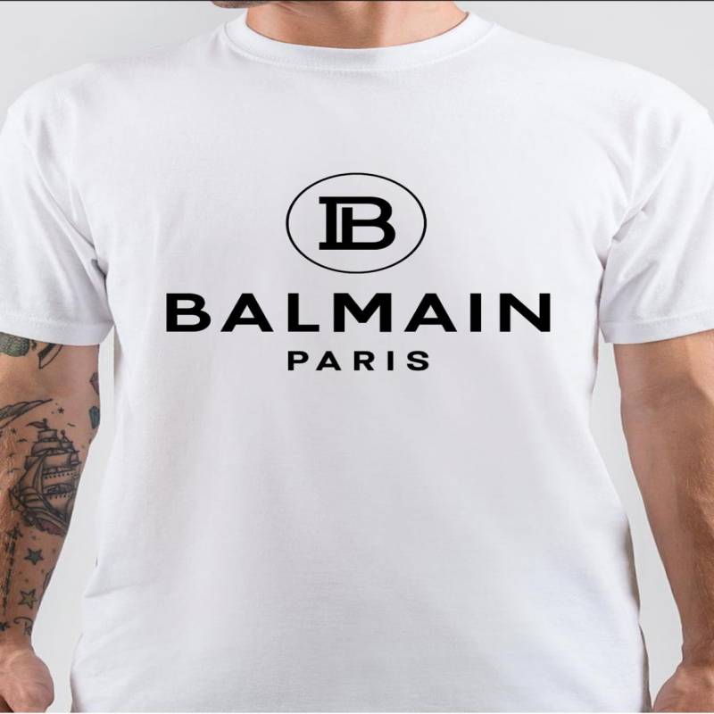 Balmain Paris T-Shirt White S-5XL