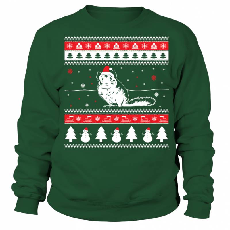 Chinchilla Ugly Christmas Sweater T shirts C-45Q3I