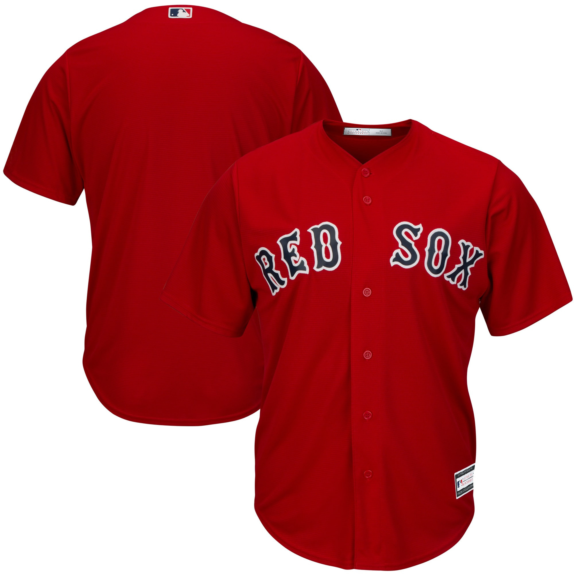 Boston Red Sox Big And Tall Replica Team Jersey Red MLB