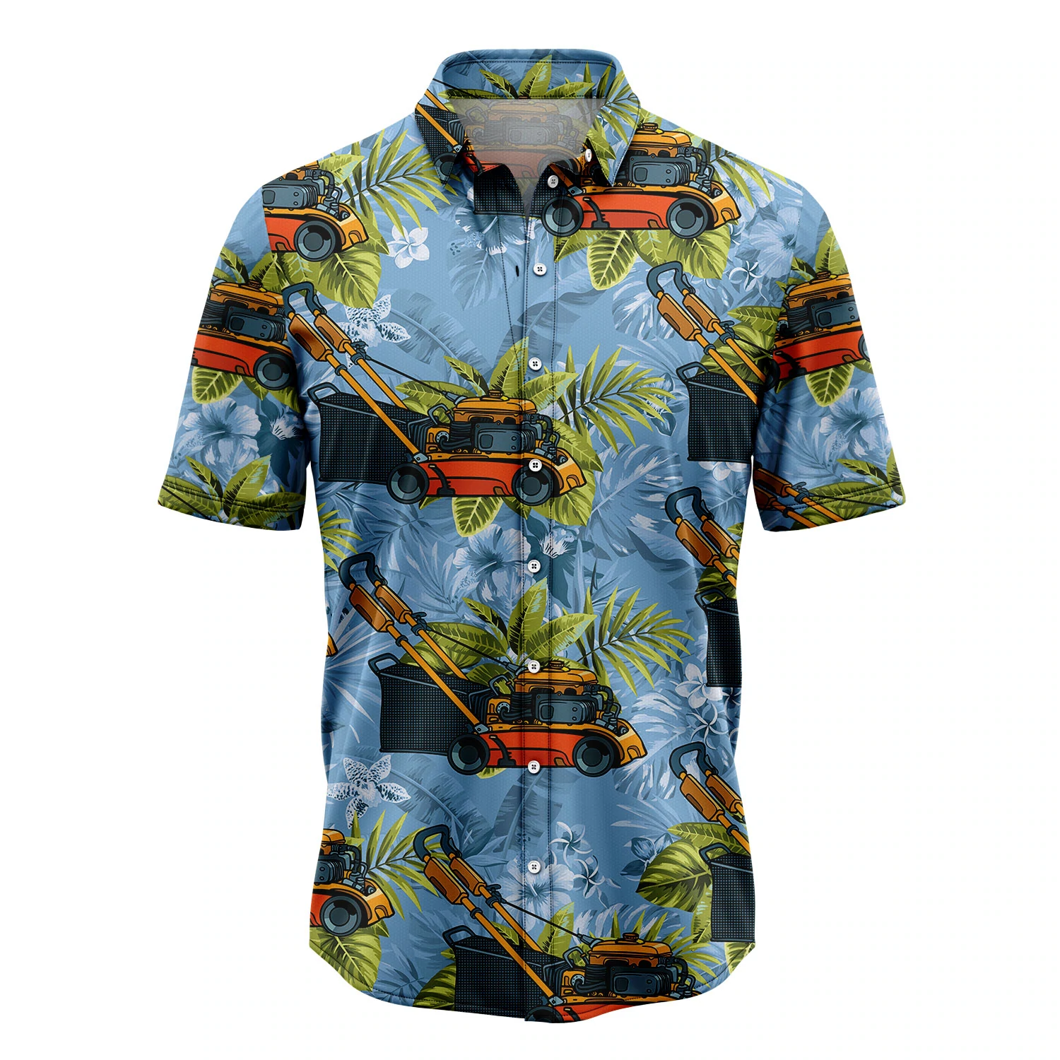 Lawn Mower Tropical Hawaii Summer Hawaii Shirts For Aloha Beach Shirt Ha49052