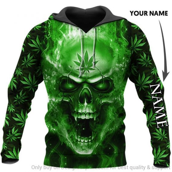 Green Skull Sweater Hoodie Mens Skull Hoodies Unisex Hoodie Lh