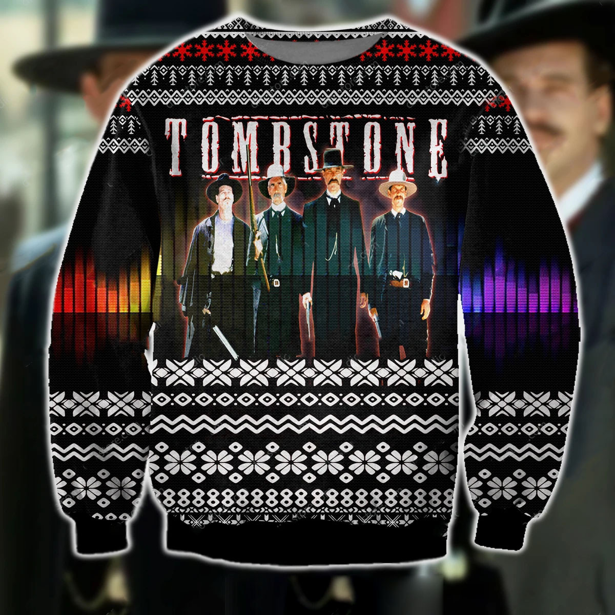 Tombstone Ugly Christmas Sweater