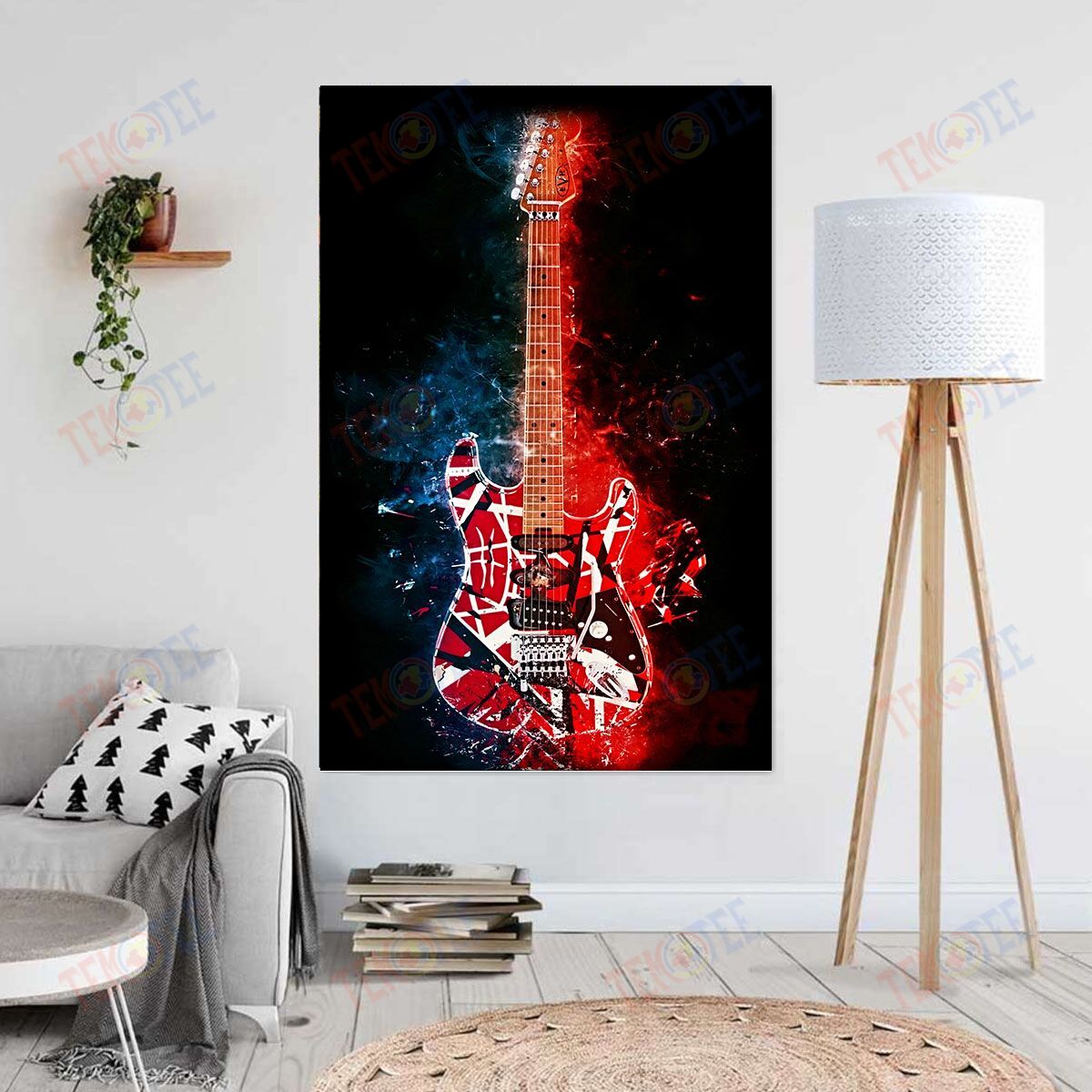 Canvas Prints Fantasty Elictronic Fan Rock Cool Design Decor Wall Art Home Decoration