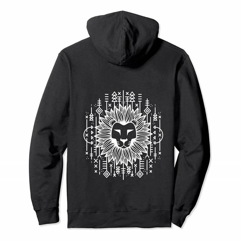 Tribal Lion Pullover Hoodie, T-Shirt, Sweatshirt, Tank Top, Racerback, Dolman