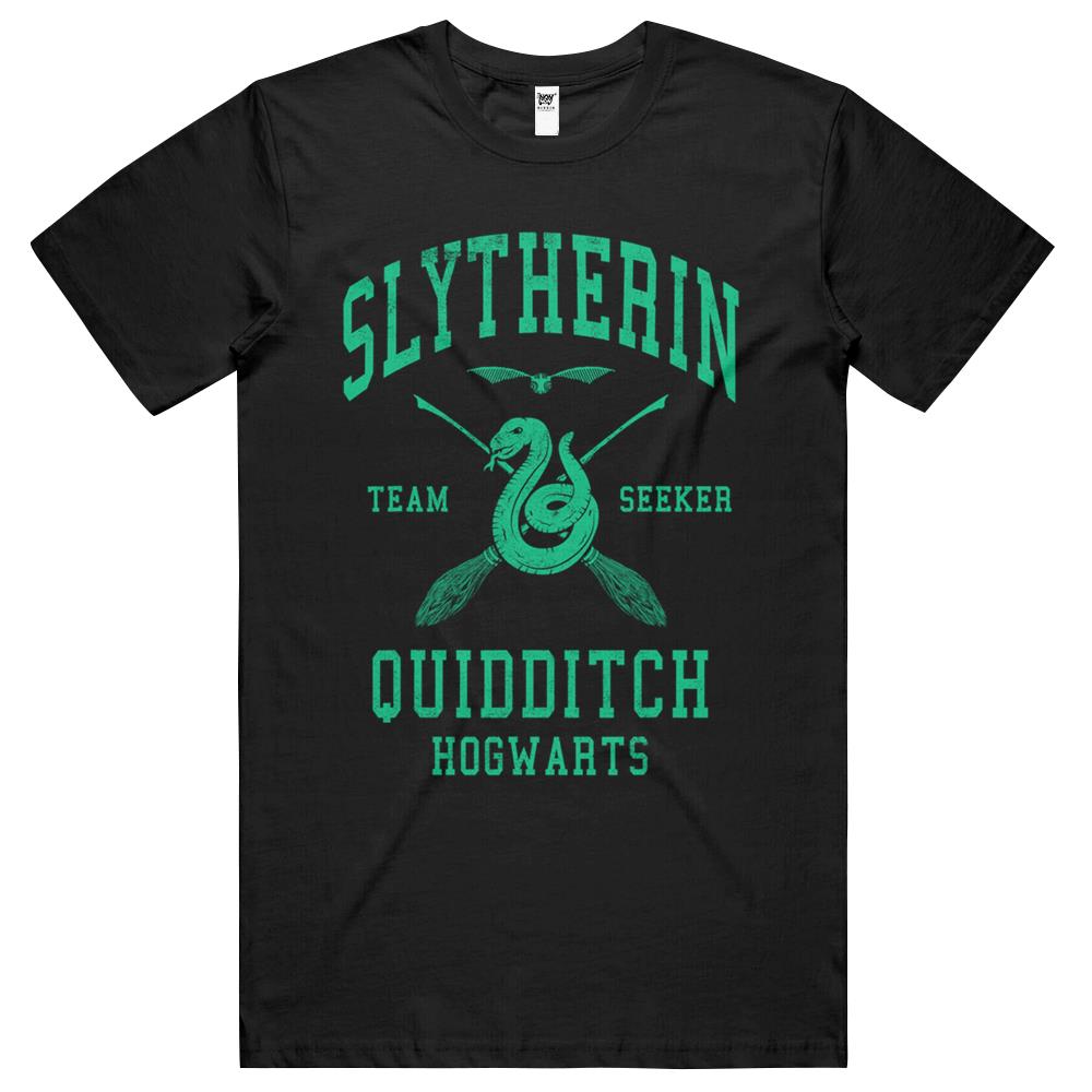 Deathly Hallows 2 Slytherin Quidditch Team Seeker Jersey T Shirts