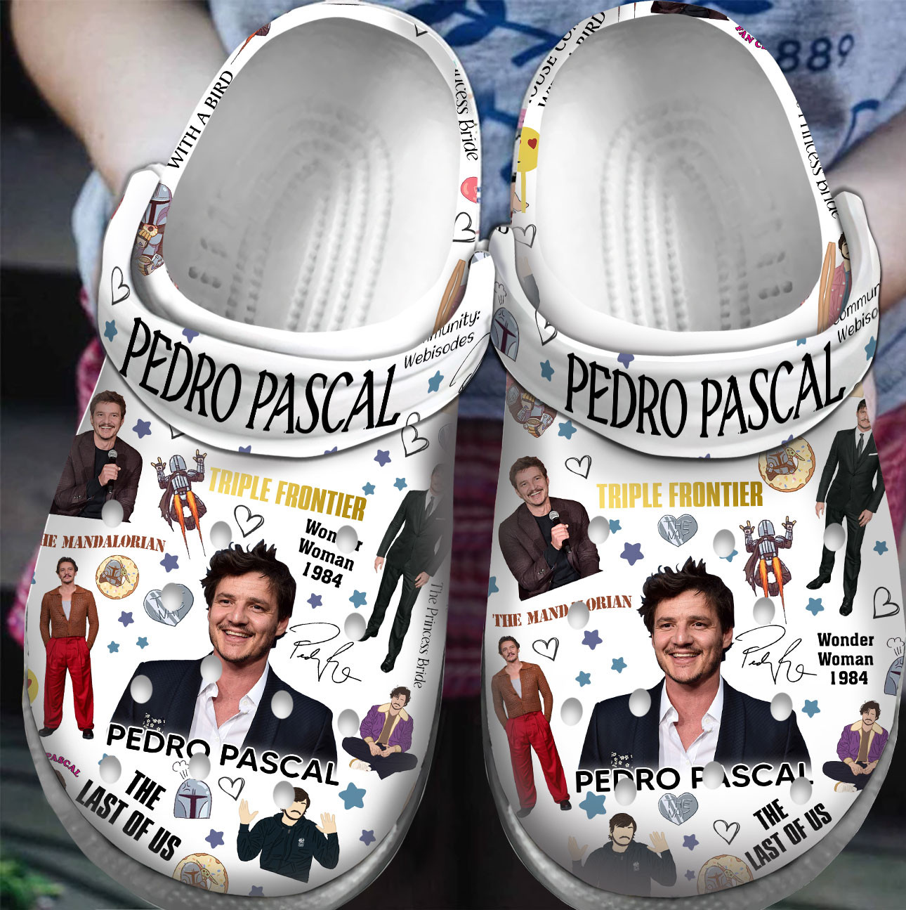 Pedro Pascal Movie Crocss Crocband Clogs Shoes For Men Women And Kids 7Itf3Zqx