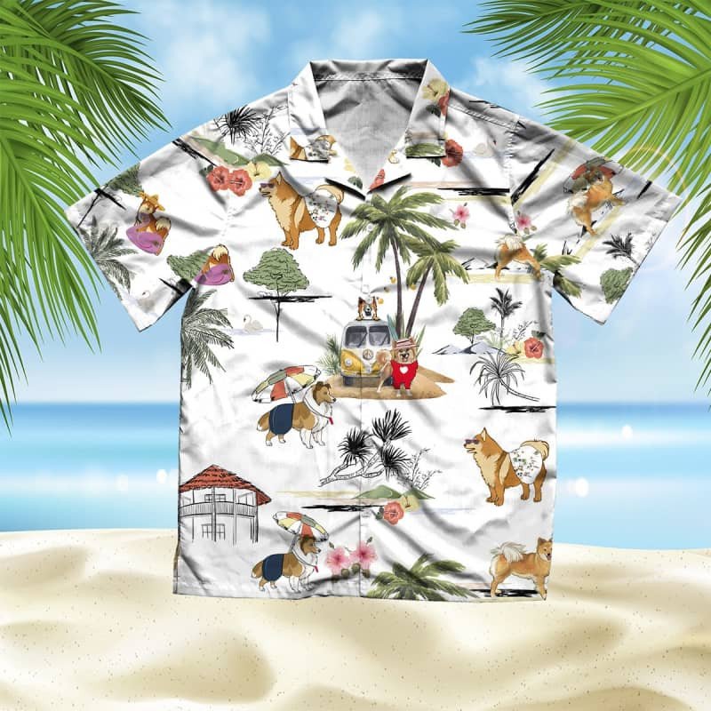 Felacia Unisex Icelandic Sheepdog Beach Hawaii Shirt Ha50213