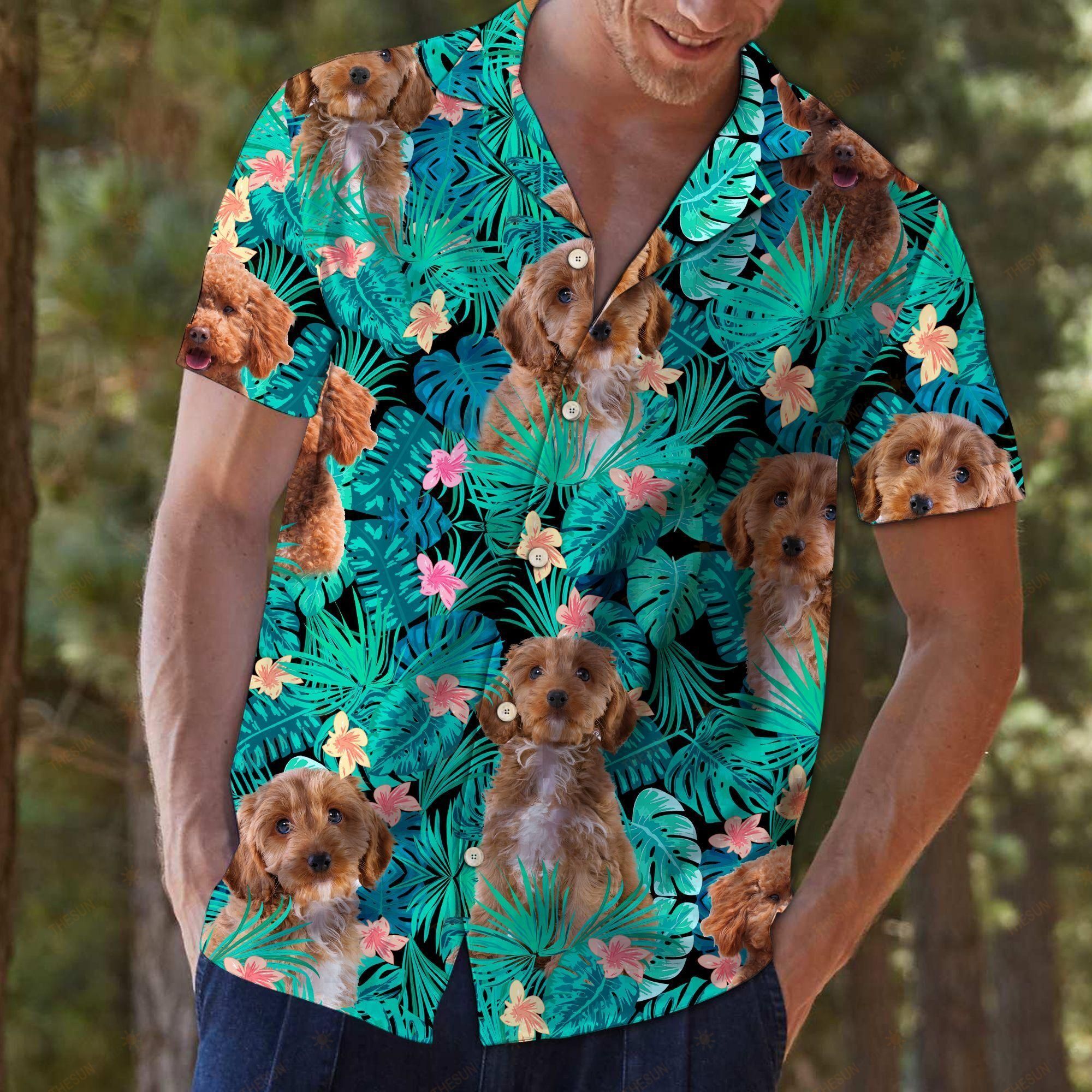 Cockapoo Tropical Hawaiian Shirt Ha26047