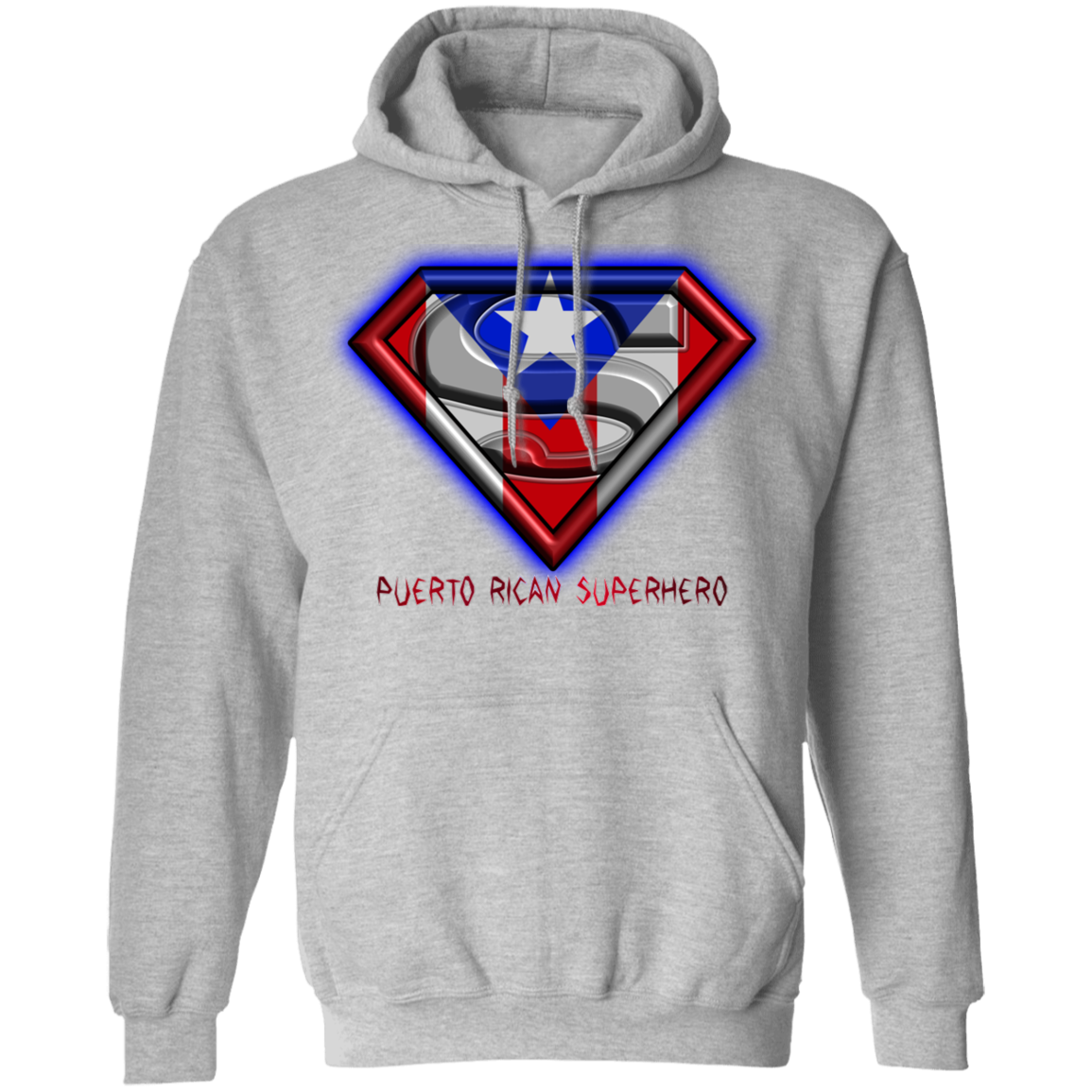 Puerto Rican  Superhero Pullover Hoodie