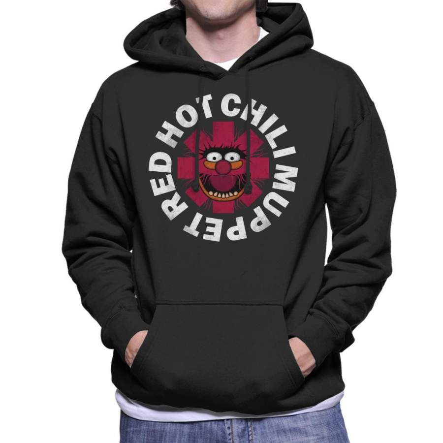 Red Hot Chilli Muppet Animal Men’s Hooded Sweatshirt