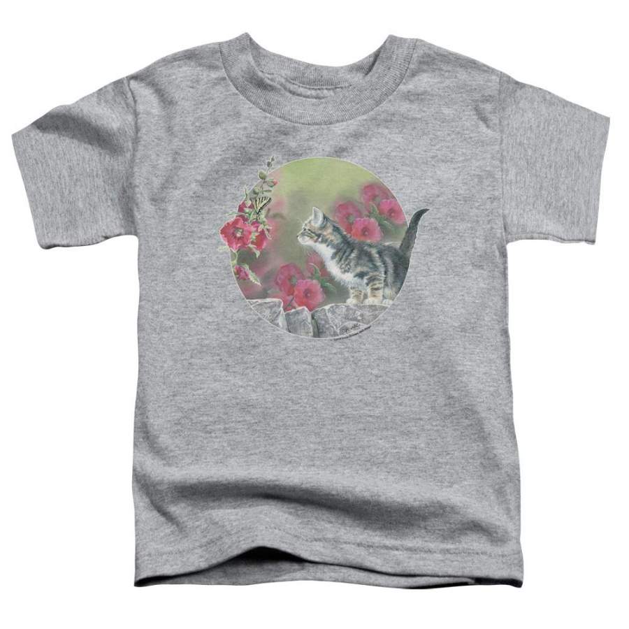 Wild Wings Kitten Flowers Toddler T-Shirt