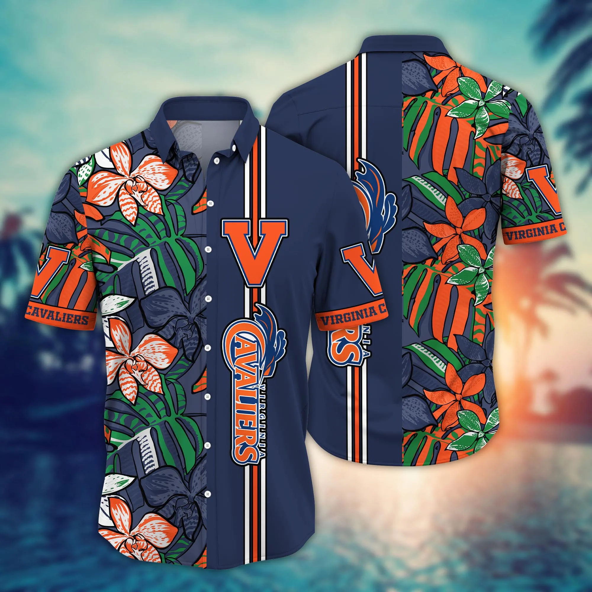 Virginia Cavaliers NCCA Hawaiian Shirt August Aloha Shirt