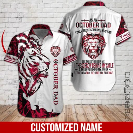 October Dad Custom Hawaiian Shirt | For Men & Women | Hn1758