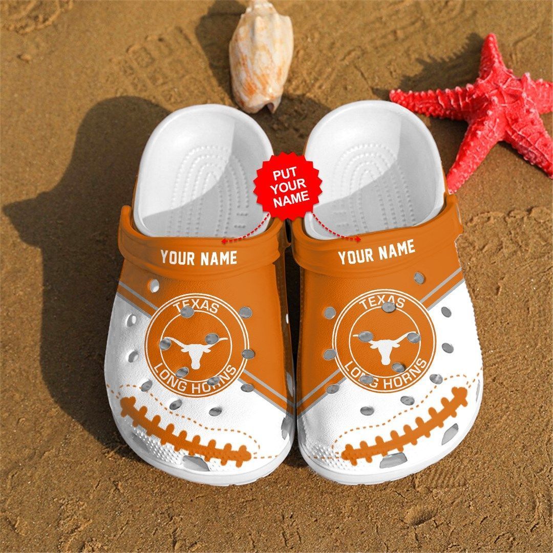 Personalized Texas Longhorns Clogs Clogband Clog