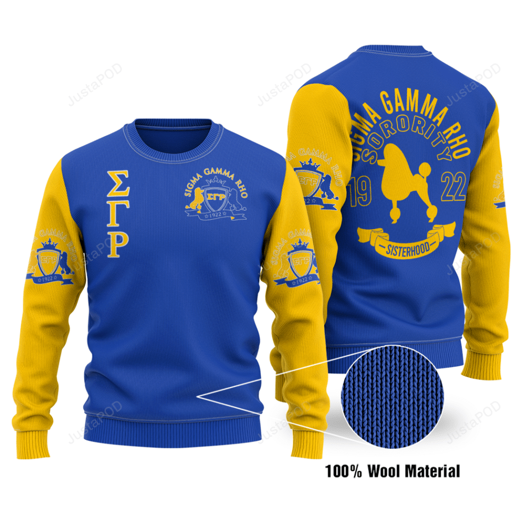 Organization Sigma Gamma Rho Ugly Christmas Sweater, All Over Print Sweatshirt