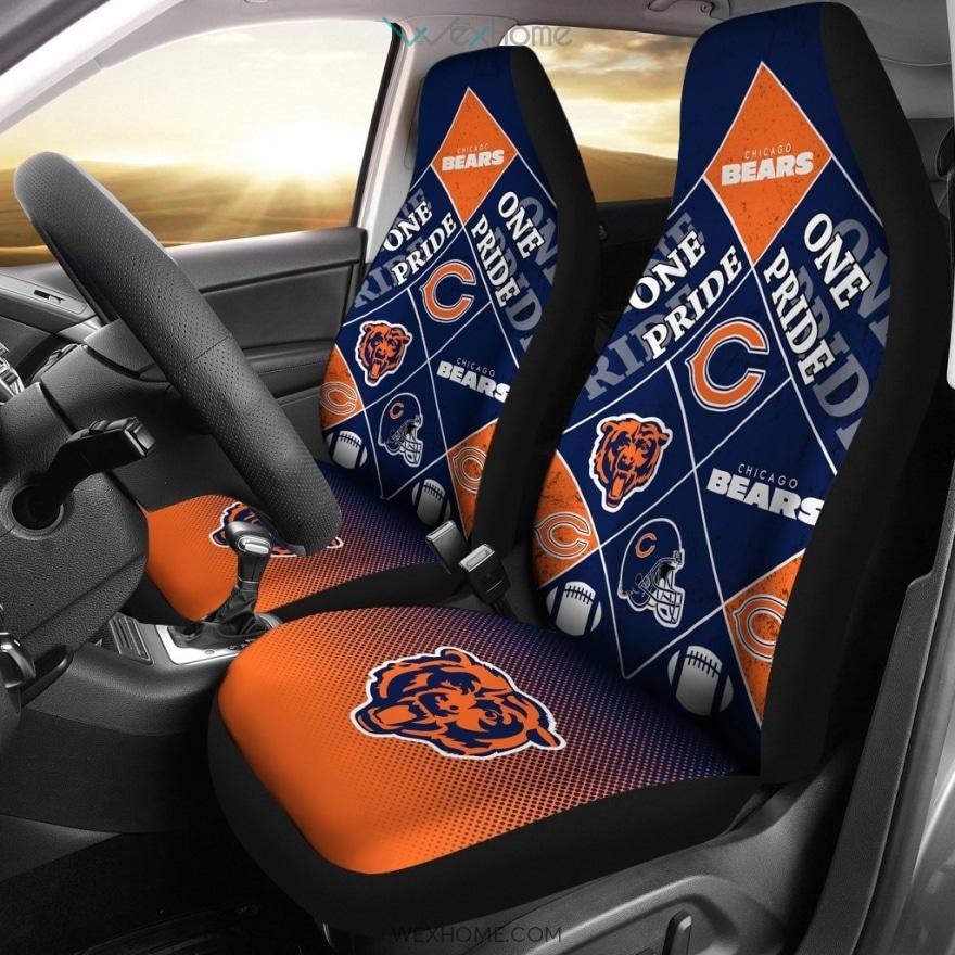 Pride Flag Chicago Bears Car Seat Covers Best Car Decor 2021